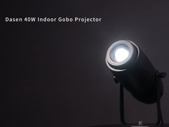 Επαγγελματικό εσωτερικό φως Gobo 40W: Εύκολη εναλλαγή Gobo & προβολή υψηλής επίδρασης
