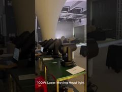100W Laser Moving Head. Υψηλής φωτεινότητας και ομοιόμορφες ακτίνες. 18+6 Πρίσμα.