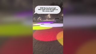 Ποιος θα μπορούσε να αντισταθεί στα φώτα αυτή τη χιονισμένη νύχτα;