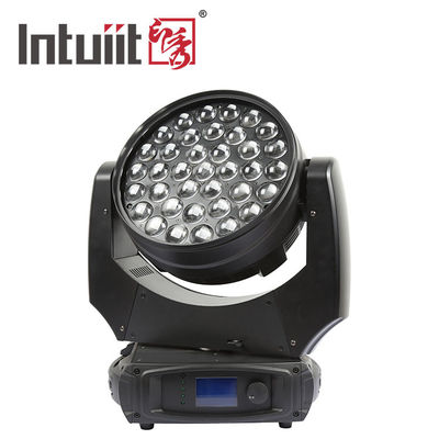 Επαγγελματικό 37x10W RGBW 4in1 LED Zoom Wash Moving Head Light DMX512 Stage Lighting for DJ Disco Event Wedding Party Show