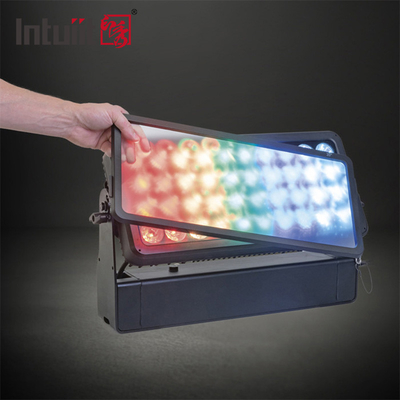 Εξωτερικό φως πόλης LED 40*10W RGBW με εφέ δέσμης, πλύσης και στροβοσκοπικού φωτισμού, αδιάβροχο, φωτιστικό τοίχου, προβολείς IP65, λειτουργία ελέγχου DMX512