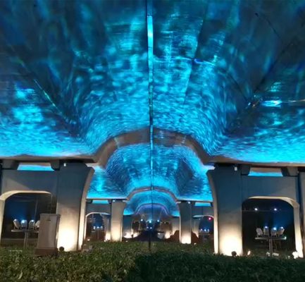 400W διαφημιστικά φώτα περιστρέψτε εικόνα GOBO λογότυπο προβολέα φως DMX512 τοπίο λάμπα
