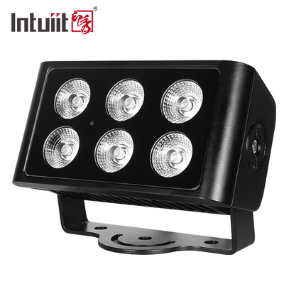 DMX512 6x5W RGBW 4in1 IP65 Αδιάβροχο DJ Γάμος Σκηνή Στιγός Σκηνή Εξωτερικό LED Πλύσιμο Φως Κατακλυσμού
