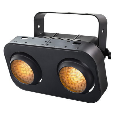 2 μάτια ζεστό λευκό κεχριμπάρι / RGB Cob Par Blinder 2x90w Λαμπτήρα κοινού LED σκηνικό blind light