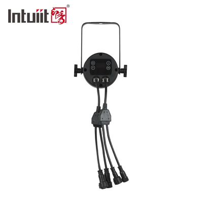 Φως προβολέα 15W DMX512 RGBW στενή δέσμη κατευθυντήριου φωτισμού τοπίου εξωτερικού κήπου