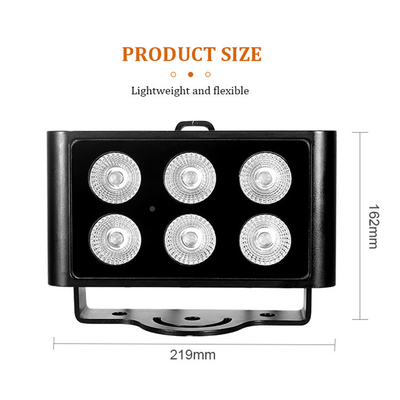 6x5W 4in1 RGBW LED DMX Φώτα πλύσης τοίχων IP65 εξωτερικό LED χρωματικό φως πόλης Φως σκηνικής παραστάσεις DJ Party Light