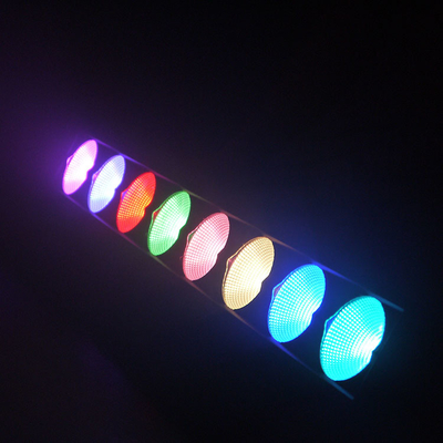 8*15W Rgb 3in1 zoom bar led Pixel Light Rainbow Effect Zoom Sweeper Wash σκηνική συναυλία γάμου