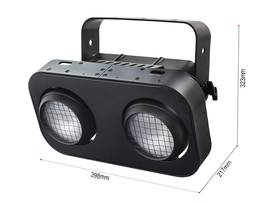 Φωτιστικό Blinder Σκηνής Led 200w Led Cob 2 Μάτια Θερμό Λευκό Blinder Studio Light Nightclub