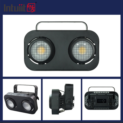 2 μάτια 2*90W Dmx512 Ελέγχου Εναρμόνισης Cob κοινό Blinder Effect Φως σκηνής