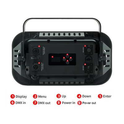 Dj Disco 2x90w pixel cob led stage blind RGB 2in1 με RGB LED για γάμο