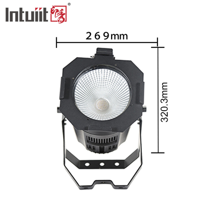 200W COB LED Par Light Cool White 4 in 1 Strobe Light DMX Control DJ Disco Εξοπλισμός Φωτισμός σκηνής