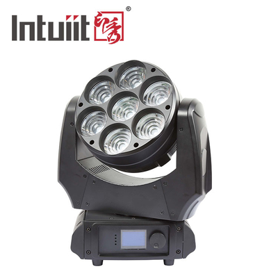 Φως κεφαλής με LED 7x40w RGBW 4in1 Sharpy Beam με Zoom Wash Φως σκηνής Φώτα DJ