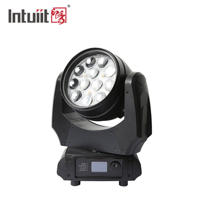 Φωτισμός Led Wash Par 4In1 12X10W Zoom Rgbw Φωτισμός Led Wash Moving Head για φωτισμό σκηνής Dj Disco