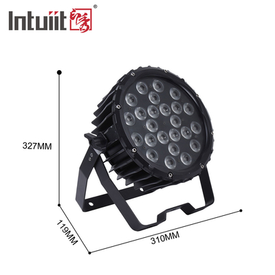 Επαγγελματικό φως σκηνής 82W RGB 24*Tri-3W Indoor DMX512 Slim Flat Led Par Light