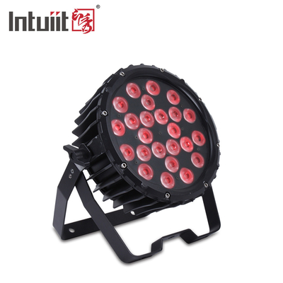Επαγγελματικό φως σκηνής 82W RGB 24*Tri-3W Indoor DMX512 Slim Flat Led Par Light