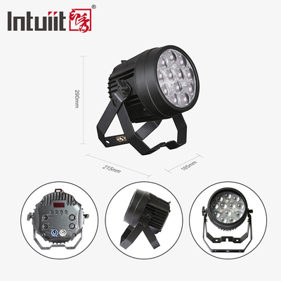 12x10W Δυνατά φώτα ντίσκο DMX 512 Ηχοενεργοποιημένο LED Par Can Φώτα σκηνής