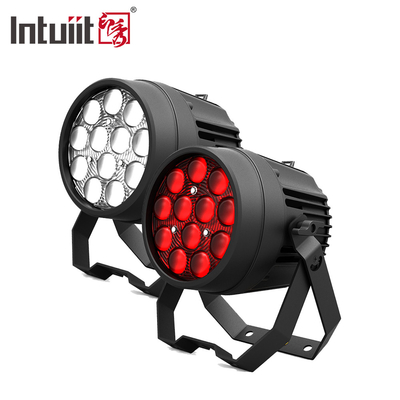 12x10W Δυνατά φώτα ντίσκο DMX 512 Ηχοενεργοποιημένο LED Par Can Φώτα σκηνής