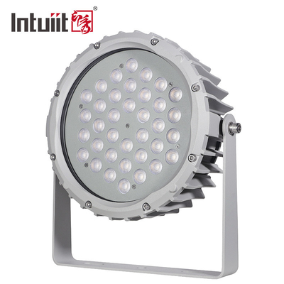 72w RGBW DMX512 αδιάβροχος οδηγημένος κήπος τοπίων προβολέα εξωτερικός γύρω από το φως σκηνικής ισοτιμίας