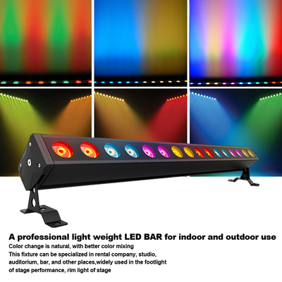 Το Dmx 16x5w rgbw 4in1 στεγανοποιεί πλυντήριο σκηνικών το ελαφρύ οδηγημένο powercon τοίχων για τους φραγμούς αιθουσών συνεδριάσεων