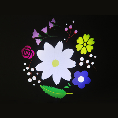 Φώτα προβολής εξωτερικού Led Gobo Projector 60w Led Auto Color Changing Projector Φώτα προβολής εξωτερικού Gobo Custom Logo