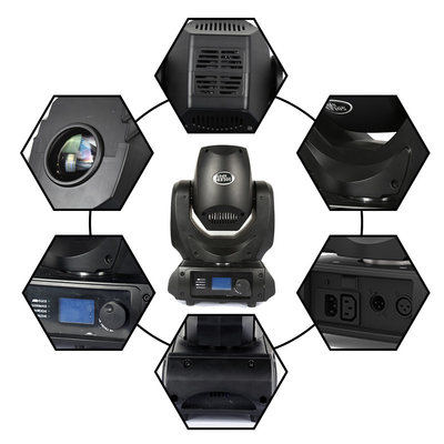 LED 50w Gobo κινούμενο κεφάλι Spot φως Φως σκηνής για το κλαμπ DJ σκηνικό φωτισμό πάρτι ντίσκο γάμο εκδήλωση