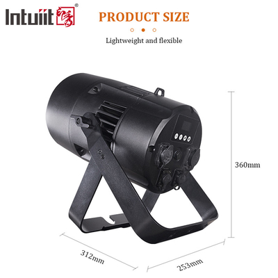 IP65 DMX Led Cob 200w Par φωτισμός εξωτερικά χριστουγεννιάτικα φώτα RGBW
