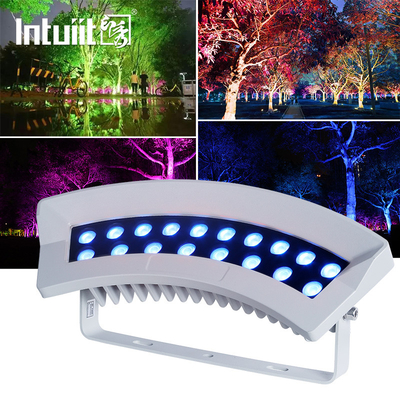 IP65 εξωτερικό φως που αποτελείται από 36W RGBW LEDs 1100 lumens με ευέλικτο φως δέσμης και γωνίες σημείων