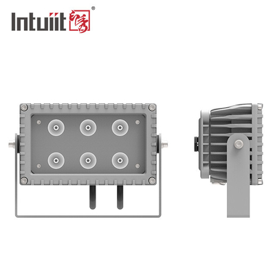 Πυρόστακτο IP65 LED Φωτό φωτεινής επιφάνειας Square RGBW LED Φωτό φωτεινής επιφάνειας LED για εξωτερικό τοπίο κτίριο κήπο