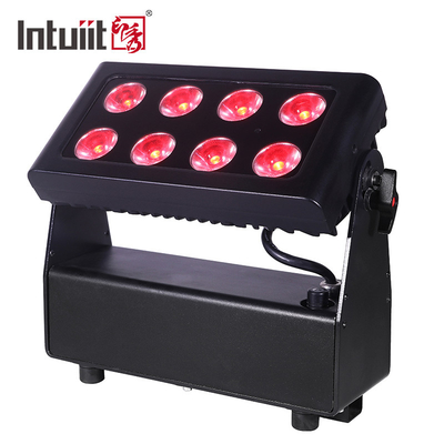 8X15W RGBW 4 σε 1 LED Uplights Ηλεκτρικά ρεύματα Ηλεκτρικά ρεύματα Ηλεκτρικά ρεύματα DJ Φώτα Απομακρυσμένο και DMX έλεγχο