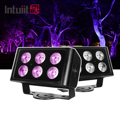 IP65 Αδιάβροχο 6x5W RGBW 4 σε 1 LED Φως Πλημμύρας DMX Ελέγχου Πλανήτη Φως Spot Φως Φόντο