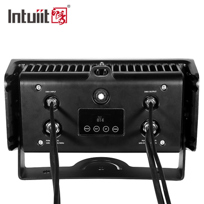 80W εξωτερικό IP65 τετραγωνικό DMX RGBW LED φωτισμός πλημμύρας για το κτίριο Προσοχή LED φως πλημμύρας πλυντήριο τοίχων