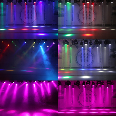 Φως σκηνής LED 19x10W DMX RGBW 4in1 Ζουμ LED Πλύση τοίχου Κινήμενος κεφαλός Φως για DJ Bar Disco Club Concert