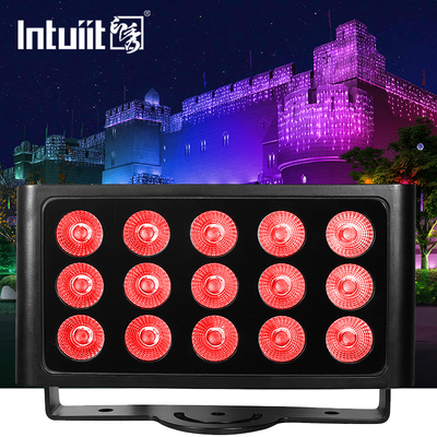 Φως σκηνής τετράγωνο 15x5w Ip65 Αδιάβροχο τοίχωμα πλύση φωτισμού πλημμύρας Par Φως