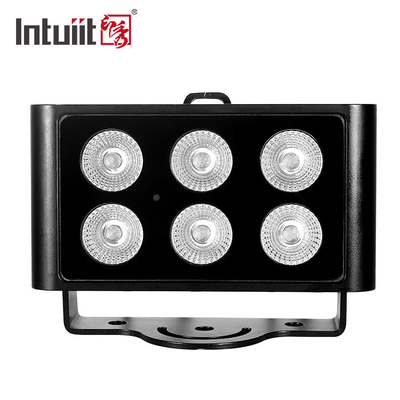 DMX512 6x5W RGBW 4in1 IP65 Αδιάβροχο DJ Γάμος Σκηνή Στιγός Σκηνή Εξωτερικό LED Πλύσιμο Φως Κατακλυσμού