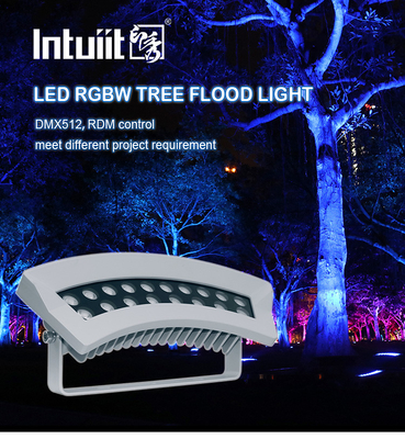 IP65 εξωτερικό φως που αποτελείται από 36W RGBW LEDs 1100 lumens με ευέλικτο φως δέσμης και γωνίες σημείων