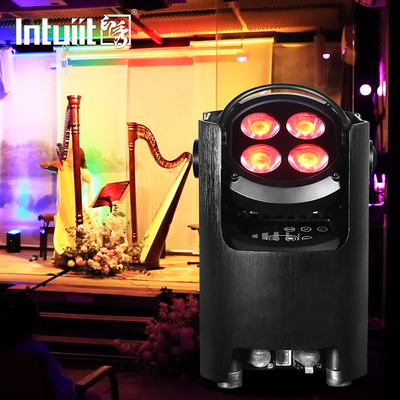 4x12W 4-in-1 RGBW Dj Wedding μπαταρία LED Uplight WIFI ασύρματη Dmx ντίσκο Φώτα σκηνής par