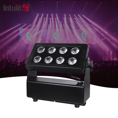 8X15W Αδιάβροχο IP65 Ηλεκτρική μπαταρία DMX LED Φώτα πλυντηρίων τοίχων