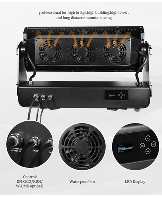 DMX512 1500W RGBW 4in1 IP65 Αδιάβροχος DJ Γάμος Σκηνή Στιτιτι Σιντ Πλυντήριο Εξωτερικού LED Πλυντήριο Φως Πλημμύρας