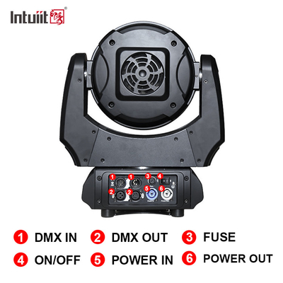 Φως σκηνής LED 19x10W DMX RGBW 4in1 Ζουμ LED Πλύση τοίχου Κινήμενος κεφαλός Φως για DJ Bar Disco Club Concert
