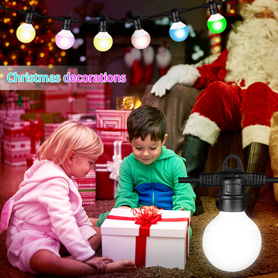 Χριστούγεννα φωτισμός Led Bulb String Pixel Led Light Αδιάβροχο Dmx Rgbw Πολυχρωματικό String Χριστουγεννιάτικο Led Bulb String Light