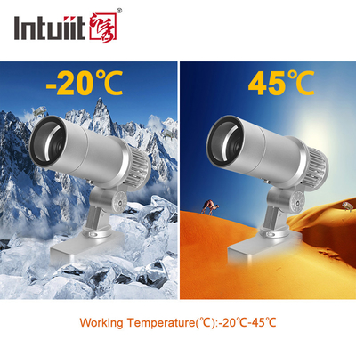 Εξωτερικό 60W Custom Logo Gobo Image Projector IP65 Εξωτερικό περιστρεφόμενο LED διαφημιστικό προβολέα φως