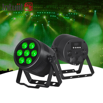 Αδιάβροχο ασύρματο DMX εξωτερικό 7x20W RGBWA UV 6in1 IP65 LED Par Light Uplight Εξωτερικό