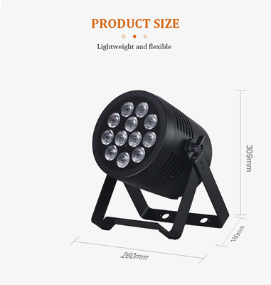 Πυροσβεστικό φως IP65 LED Par Light Rgbwauv 6in1 Φως επιπτώσεων σκηνής για έργα υπαίθριων πάρκων