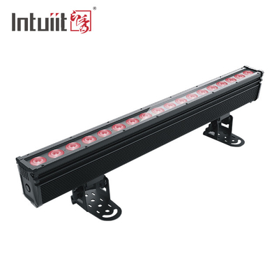 18×10W RGBW 4in1 Αδιάβροχο εξωτερικό LED Φως πλύσης τοίχων DMX Στάδιο εξωτερικό φωτισμό Pixel LED Bar Φώτα προβολής IP65
