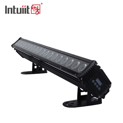18×10W RGBW 4in1 Αδιάβροχο εξωτερικό LED Φως πλύσης τοίχων DMX Στάδιο εξωτερικό φωτισμό Pixel LED Bar Φώτα προβολής IP65