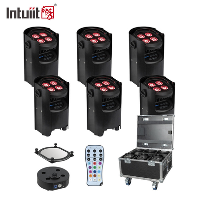 4x12W 4 σε 1 RGBW Led Uplights Stage Par Party Battery Powered Wireless Par Led Wedding Dj Uplights Ηλεκτρονική ενέργεια