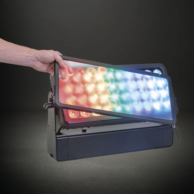 40x10W RGBW Εξωτερικό φως LED Πλημμύρας Λουτρό Πόλης Χρώμα IP65