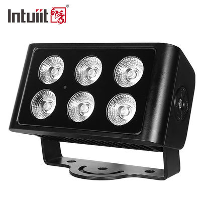 Εξωτερικό αδιάβροχο φως τοίχου LED City Color 6x5W 4 σε 1 RGBW Floodlight για ξενοδοχεία & κτίρια, λειτουργία ελέγχου DMX512