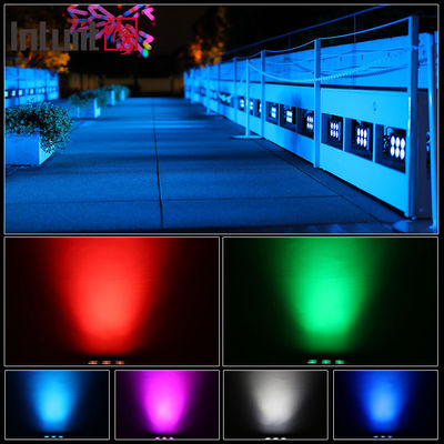 6x5W Αδιάβροχο Ip65 Square Rgbw LED εξωτερικό προβολέα εξωτερικού κήπου διακοσμητική κήπο τετραγωνικά LED προβολείς φωτιστικά