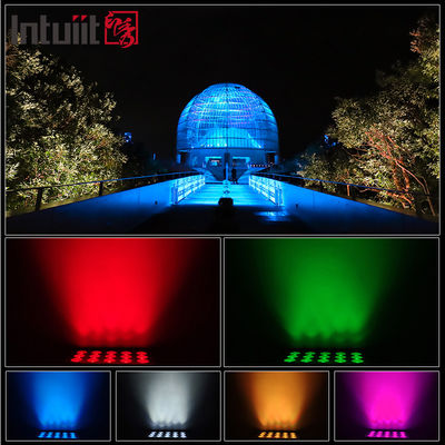 15x5W RGBW 4-in-1 IP65 εξωτερικό LED φωτιστικό φωτισμού DMX512 Αδιάβροχη ευρεία δέσμη για κήπο, σκηνή & φωτισμό κτιρίων